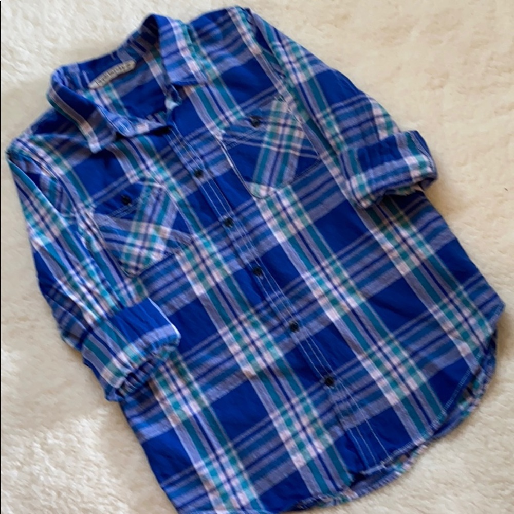 Hippie Laundry Womens Plaid Flannel